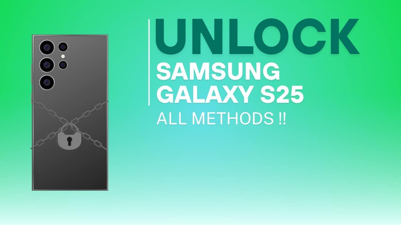 KG Unlock All Android 15 – Samsung S25 | Thành công 100%